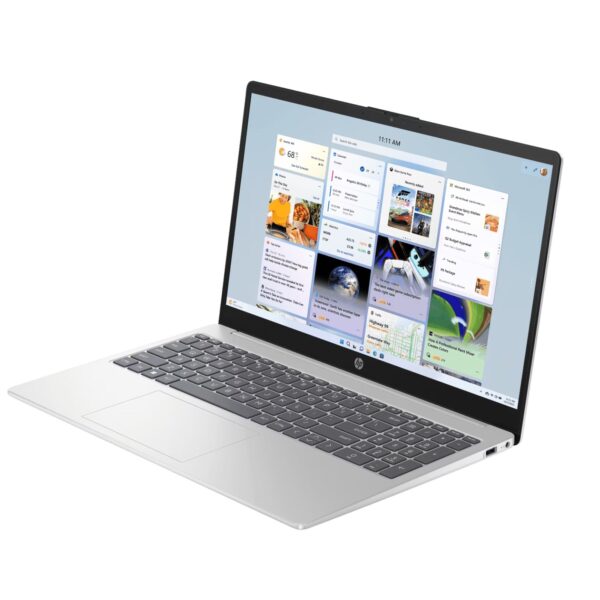 HP 15-fc1004AU AMD Ryzen 5-7535HS 15.6 Inch FHD Thin and Light Silver Laptop AK6C7PA ( 8 GB DDR5 RAM, 512 GB SSD, WIN 11+MSO ) - Image 2