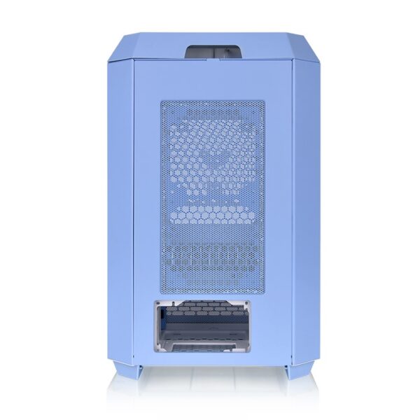 Thermaltake The Tower 300 Hydrangea Blue Micro Tower m-ATX 3mm Tempered Glass Chassis With Pre-installed Two CT140 White PC Cooling Fans ( CA-1Y4-00SFWN-00 ) - Image 4