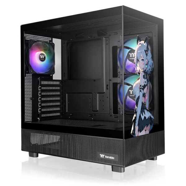 Thermaltake View 270 SP Edition Mid Tower E-ATX Tempered Glass Chassis With Pre-installed Three Hydraulic Bearing 120mm ARGB Lite Fans ( CA-1Y7-00M1WN-02 ) - Image 5