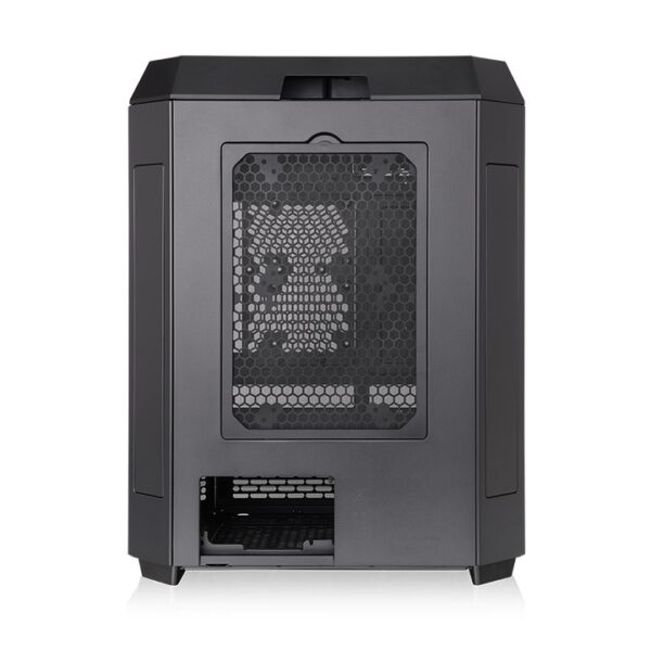 Thermaltake The Tower 600 Mid Tower ATX 3mm Tempered Glass Chassis With Pre-installed Two CT140 PC Cooling Fans ( CA-1Z1-00M1WN-00 ) - Image 4
