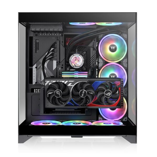 Thermaltake CTE E550 TG Mid Tower E-ATX 4mm Tempered Glass Black Chassis ( CA-1Z8-00M1WN-00 ) - Image 2