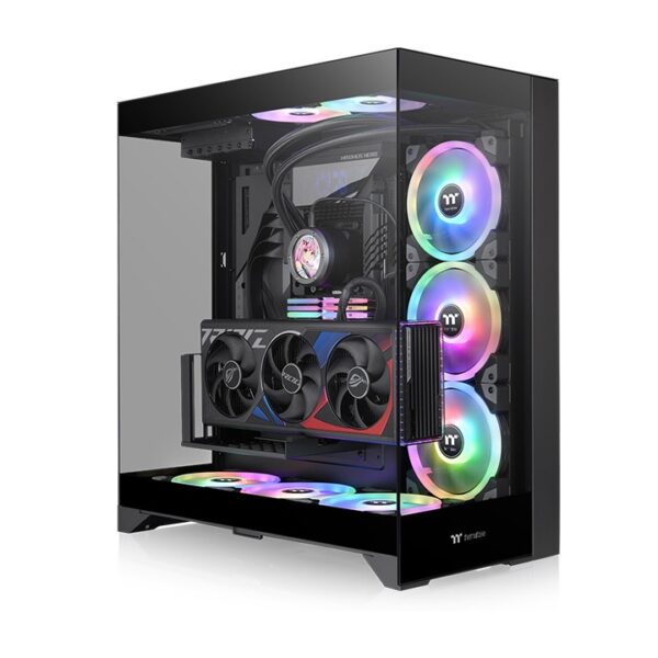 Thermaltake CTE E550 TG Mid Tower E-ATX 4mm Tempered Glass Black Chassis ( CA-1Z8-00M1WN-00 )
