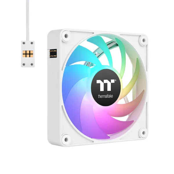 Thermaltake CT120 EX ARGB Sync 120mm 2000 RPM 3 in 1 PC Cooling White Chassis Fan ( CL-F190-PL12SW-A ) - Image 3