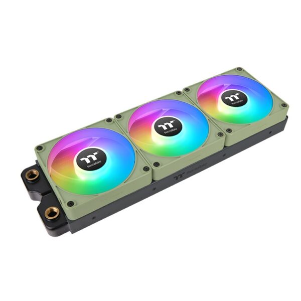 Thermaltake CT120 EX ARGB Sync 120mm 2000 RPM 3 in 1 PC Cooling Matcha Green Chassis Fan ( CL-F196-PL12MG-A ) - Image 3