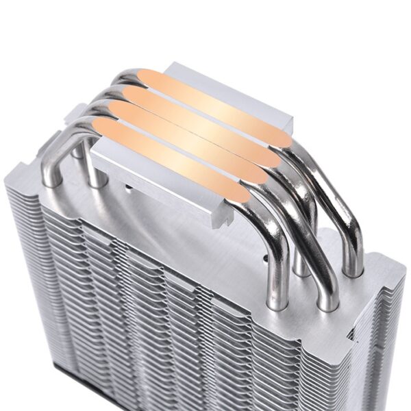 Thermaltake TOUGHAIR 310 With Grey CPU Air Cooler With High-Performance U-shape Copper Heat Pipes ( CL-P074-AL12BL-A ) - Image 3