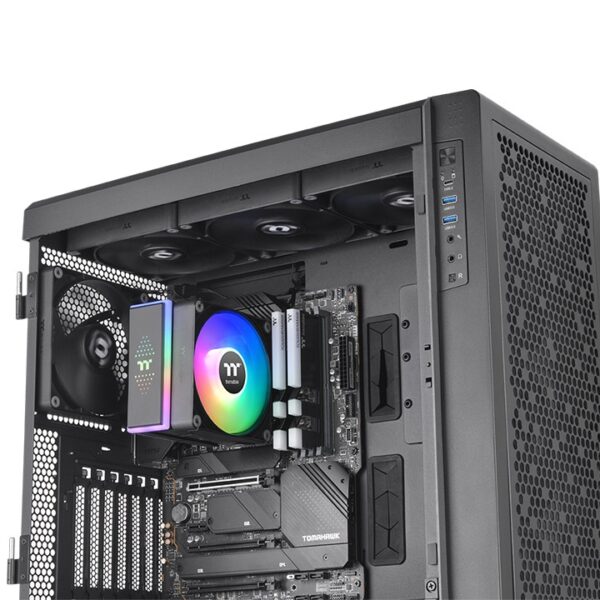 Thermaltake ASTRIA 200 ARGB Lighting Black CPU Air Cooler With Four Ø6mm U-Shaped Copper Heat Pipes ( CL-P119-AL12SW-A ) - Image 6