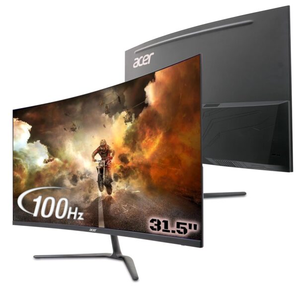 Acer ED320QR H 32-Inch FHD VA Panel Curved 100hz 1 MS VRB AMD Free Sync Backlight LED Monitor With Eye Care Features