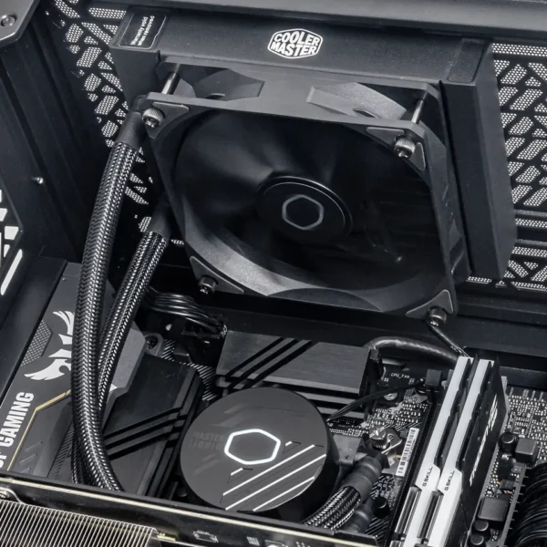 Cooler Master Masterliquid 120L Core 120mm Black Liquid CPU Cooler With New Gen S Dual Chamber Pump ( MLW-D12M-A17PK-R1 ) - Image 2