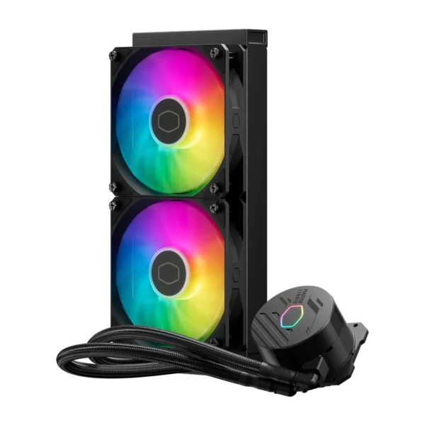 Cooler Master Masterliquid 240L Core ARGB 240mm AIO Liquid CPU Cooler With 120mm ARGB Fans ( MLW-D24M-A18PZ-R1 ) - Image 2