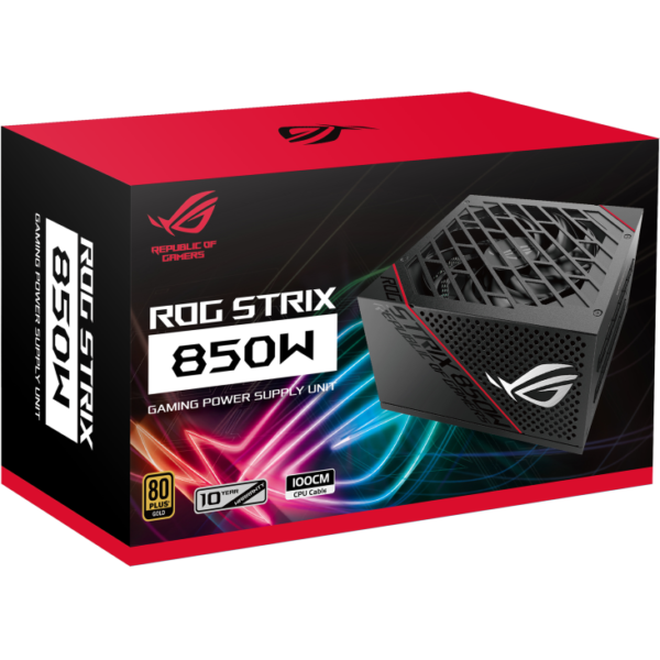 Asus ROG STRIX 850G 850Watt 80 Plus Gold Certification Fully Modular Power Supply Unit - Image 8