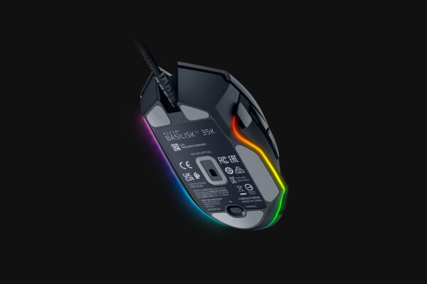 Razer Basilisk V3 35K Fully Customizable Ergonomic RGB Wired Black Gaming Mouse With Optical Mouse Switches Gen-3 ( RZ01-05230100-R3M1 ) - Image 10
