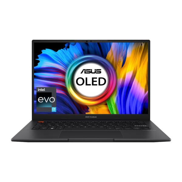 ASUS Vivobook S 14 OLED S3402ZA-KM501WS Intel Evo Core i5-12500H 12th Gen 14 Inch 2.8K OLED Anti-glare 90Hz Light Weight Laptop ( 16GB  DDR4 RAM,  512GB SSD, Windows 11, MS Office, Neutral Grey )
