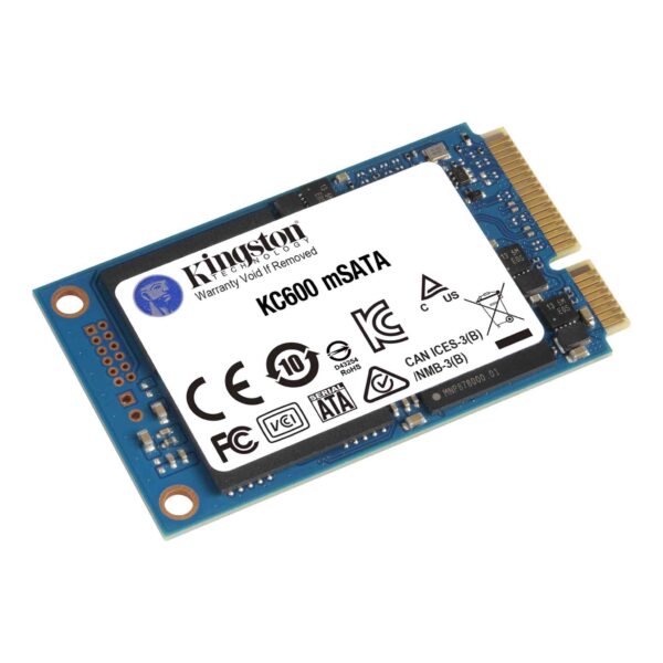Kingston KC600 512GB mSATA 3D TLC NAND SSD ( SKC600MS/512G ) - Image 2