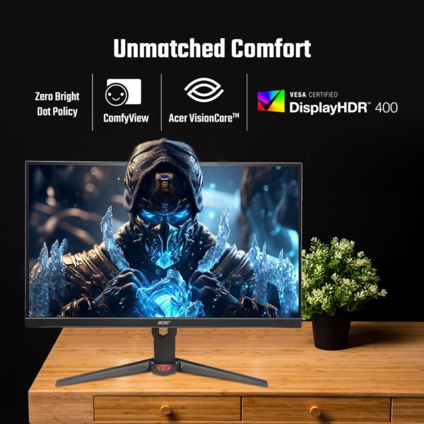 Acer Nitro XV272U F3 27 Inch IPS  WQHD 300 Hz 0.5ms Anti-glare AMD FreeSync Premium Black Widescreen Gaming LCD Monitor ( UM.HX2AA.307 ) - Image 3