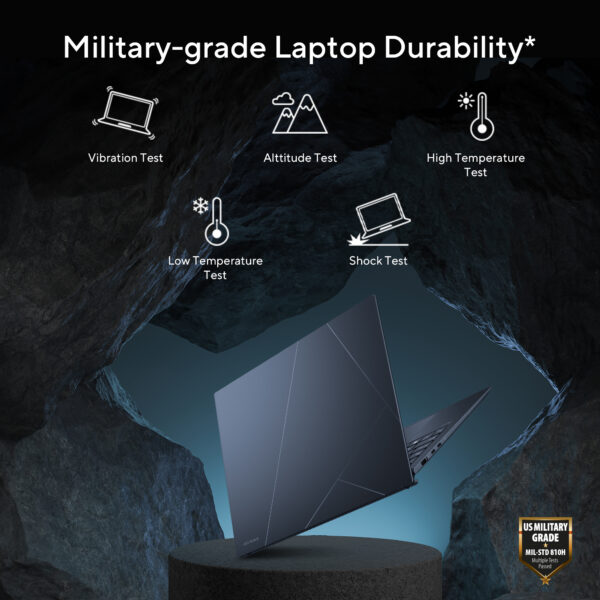 ASUS Zenbook 14 OLED UX3405CA-PZ162WS Intel Core Ultra 5 225H 14-inch Touch Screen 3K OLED 120Hz 0.2ms AI Powered Laptop ( 16GB LPDDR5X RAM, 1TB SSD, Windows 11, MS Office-24, Ponder Blue ) - Image 10