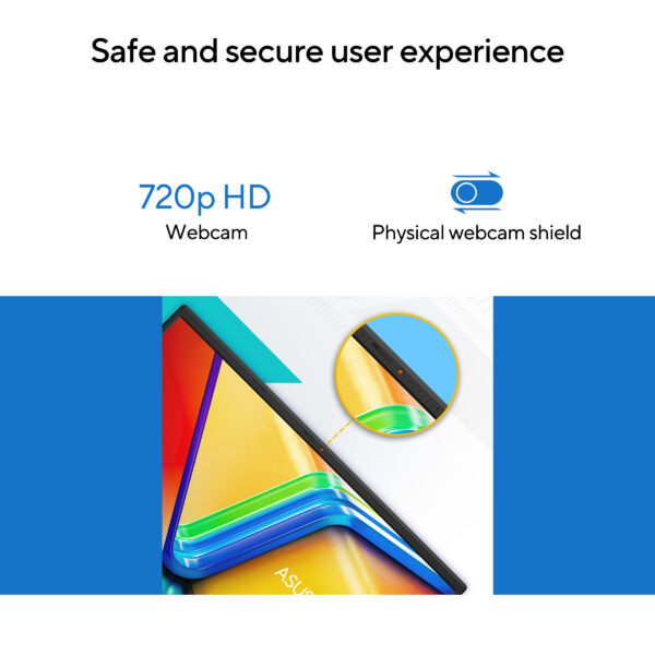 ASUS Vivobook 15 X1504ZA-NJ540WS Intel Core i5-1235U 12th Gen 15.6 Inch FHD 60Hz Anti-glare Laptop ( 16GB DDR4 RAM, 512GB SSD, Windows 11, MS Office, Cool Silver ) - Image 8