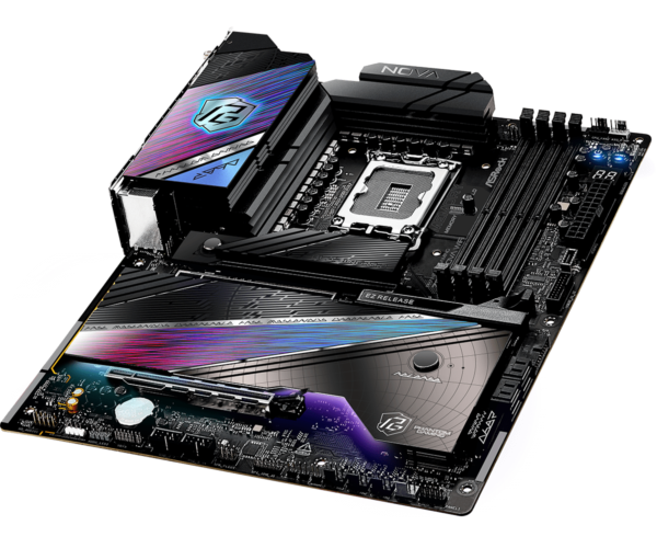 ASRock Phantom Gaming Z890 Nova WiFi ATX Motherboard ( Intel Socket LGA1851, Supports Intel Core Ultra Processors (Series 2) CPU, 4 x DDR5 RAM Slots, Max 256GB RAM Support ) - Image 5