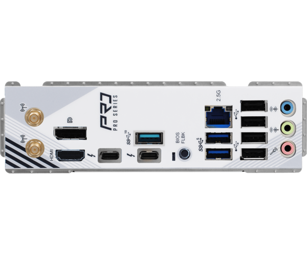 ASRock Z890 Pro RS WiFi White ATX Motherboard ( Intel Socket LGA1851RL-ILM, Supports Intel Core Ultra Processors (Series 2) CPU, 4 x DDR5 RAM Slots, Max 256GB RAM Support ) - Image 6