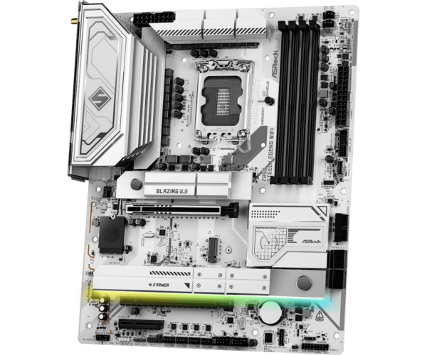 ASRock Z890 Steel Legend WiFi ATX Motherboard ( Intel Socket LGA1851, Supports Intel Core Ultra Processors (Series 2) CPU, 4 x DDR5 RAM Slots, Max 256GB RAM Support ) - Image 2