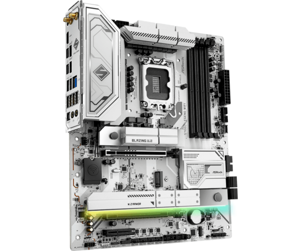 ASRock Z890 Steel Legend WiFi ATX Motherboard ( Intel Socket LGA1851, Supports Intel Core Ultra Processors (Series 2) CPU, 4 x DDR5 RAM Slots, Max 256GB RAM Support ) - Image 3