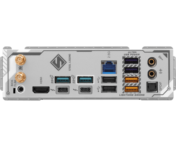 ASRock Z890 Steel Legend WiFi ATX Motherboard ( Intel Socket LGA1851, Supports Intel Core Ultra Processors (Series 2) CPU, 4 x DDR5 RAM Slots, Max 256GB RAM Support ) - Image 6