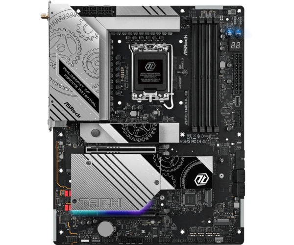 ASRock Z890 Taichi Lite ATX Motherboard ( Intel Socket LGA1851, Supports Intel Core Ultra Processors (Series 2) CPU, 4 x DDR5 RAM Slots, Max 256GB RAM Support ) - Image 2