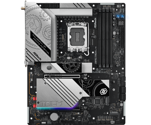 ASRock Z890 Taichi Lite ATX Motherboard ( Intel Socket LGA1851, Supports Intel Core Ultra Processors (Series 2) CPU, 4 x DDR5 RAM Slots, Max 256GB RAM Support ) - Image 3