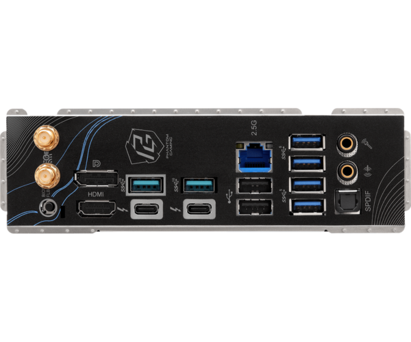 ASRock Phantom Gaming Z890M Riptide WiFi Micro ATX Motherboard ( Intel Socket LGA1851, Supports Intel Core Ultra Processors (Series 2) CPU, 4 x DDR5 RAM Slots, Max 256GB RAM Support ) - Image 6