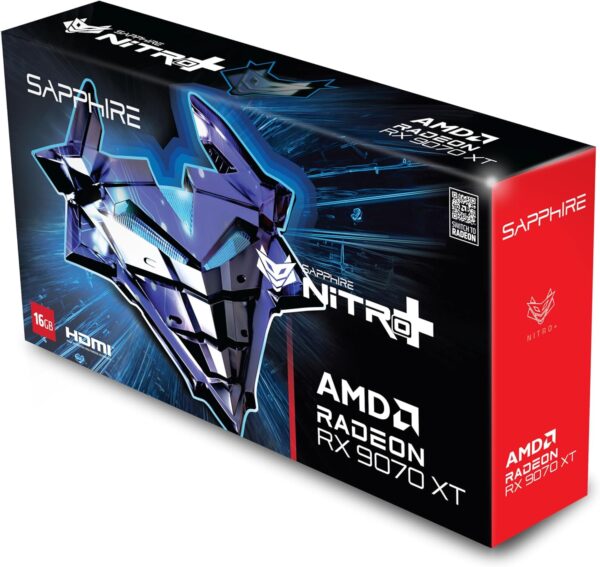 Sapphire Nitro+ AMD Radeon RX 9070 XT OC 16GB GDDR6 256 bit Gaming Graphics Card With Triple Fan ( 11348-01-20G ) - Image 7
