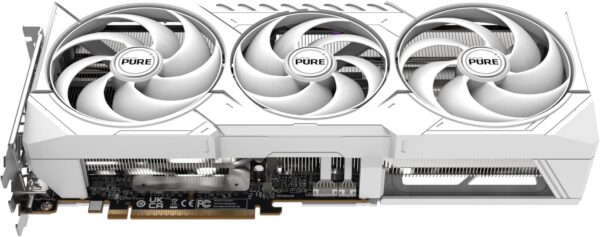 Sapphire Pure AMD Radeon RX 9070 OC 16GB GDDR6 256 bit AMD RDNA 4 Architecture Graphics Card With Triple Fans ( 11349-02-20G ) - Image 5