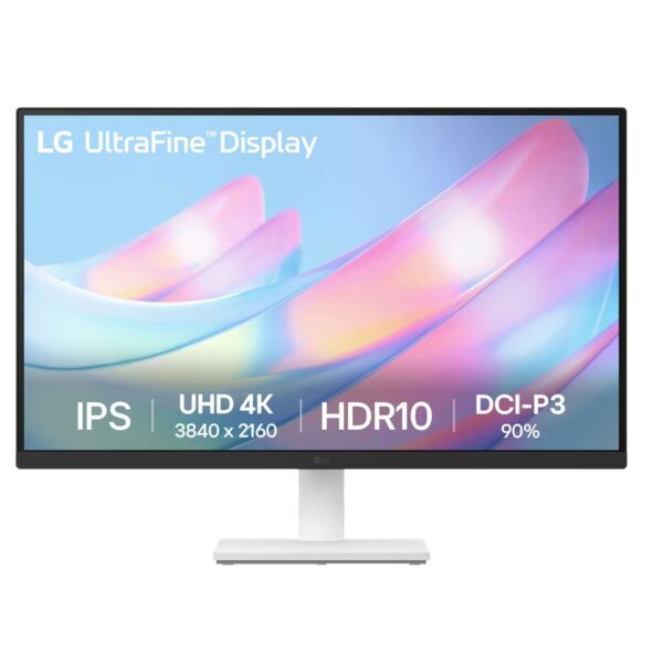 LG UltraFine 27US500-W 27-Inch 4K UHD UltraFine IPS 60Hz 5ms (GtG at Faster) HDR 10 3-Side Virtually Borderless Design Monitor
