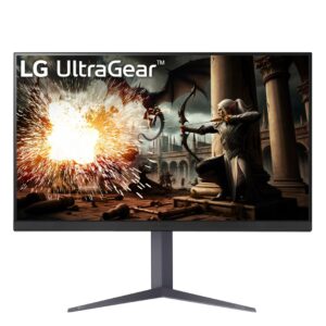 LG UltraGear 32GS75Q-B 32-Inch QHD IPS 180Hz 1ms (GtG) HDR 10 AMD FreeSync 3-Side Virtually Borderless Design Gaming Monitor