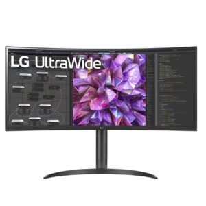 LG UltraWide 34WQ75C-B 34 Inch Curved UltraWide QHD IPS 60Hz, 5ms (GtG at Faster) HDR 10 Monitor With Built in Speakers