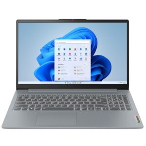 Lenovo IdeaPad Slim 3i 83ER00KSIN Intel Core i5-12450H 12th Gen 15.6 Inch FHD IPS Anti-Glare Non-Touch 300 nits, 60Hz Narrow Bezel Arctic Grey Laptop ( 16GB LPDDR5 RAM, 512 GB SSD, Windows 11, MS Office-24 )