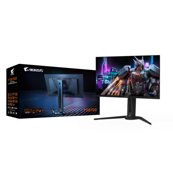 Gigabyte Aorus FO27Q2 27-Inch OLED Flat QHD 240Hz 0.03ms GTG Anti-Reflection Amd Freesync Premium Pro HDR Gaming Monitor - Image 3