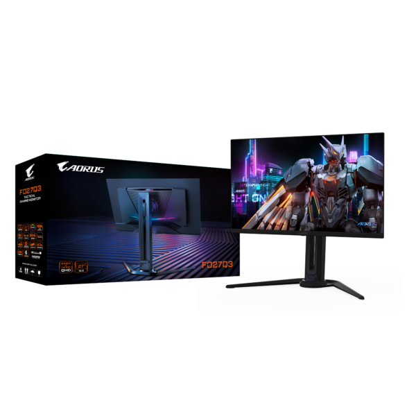 Gigabyte Aorus FO27Q3 27 Inch OLED Flat QHD 360Hz 0.03ms GTG Anti-Reflection Amd Freesync Premium Pro HDR Gaming Monitor - Image 3
