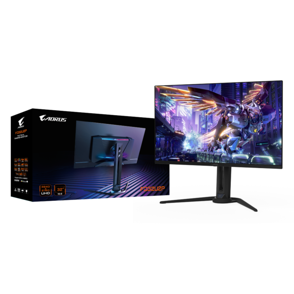 Gigabyte Aorus FO32U2P 31.5 Inch OLED UHD Flat 240Hz 0.03ms GTG Anti-Reflection Amd Freesync Premium Pro Gaming Monitor - Image 3