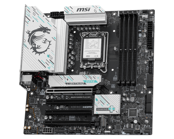 MSI B860M GAMING PLUS WIFI mATX Motherboard ( Intel Socket LGA 1851, Supports Intel Core Ultra Processors (Series 2) Cpu, 4x DDR5 RAM Slots Max 256GB RAM ) - Image 4