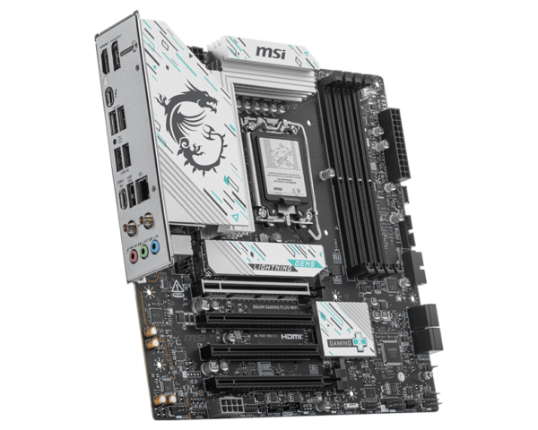 MSI B860M GAMING PLUS WIFI mATX Motherboard ( Intel Socket LGA 1851, Supports Intel Core Ultra Processors (Series 2) Cpu, 4x DDR5 RAM Slots Max 256GB RAM ) - Image 3