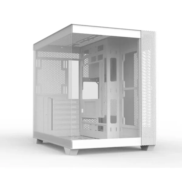 Cooler Master CD600 White Mid Tower ATX Tempered Glass PC Cabinet With Pre-installed CF120 ARGB Fan ( CD600-WHNN-S00 )