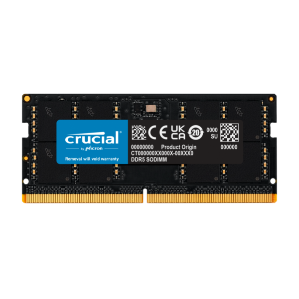 Crucial Basics 32GB (32GBx1) DDR5 5600mhz CL46 SODIMM Laptop RAM ( CT32G56C46S5 )