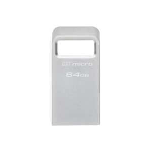 Kingston DataTraveler Micro 64GB USB 3.2 Gen 1 Ultra-small Capless Design Metal Casing Pen Drive ( DTMC3G2/64GB )