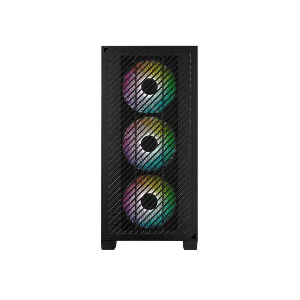 Cooler Master Elite 301 Black Mini Tower Micro ATX Tempered Glass PC Cabinet With Pre-installed 3x 120mm CF120 ARGB Fans ( E301-KGNN-S00 ) - Image 4