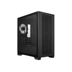 Cooler Master Elite 301 Lite Micro ATX Mini Tower Tempered Glass Side Panel Black PC Case With Pre Installed Fans ( E301L-KGNN-S00 )