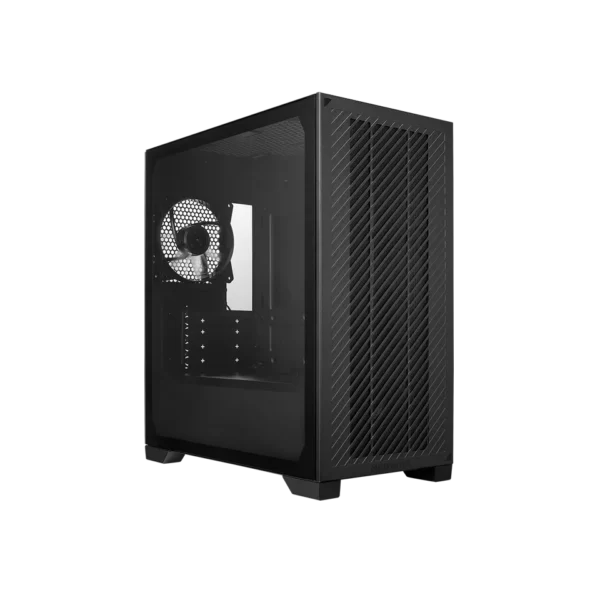 Cooler Master Elite 301 Lite Micro ATX Mini Tower Tempered Glass Side Panel Black PC Case With Pre Installed Fans ( E301L-KGNN-S00 )