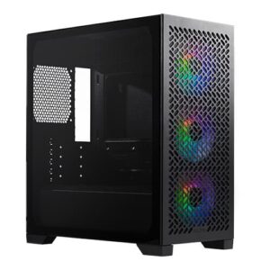 Cooler Master Elite 302 ARGB M-ATX Mini Tower Tempered Glass Side Panel PC Case With Pre Installed ARGB Fans ( E302-KGNN-S00 )