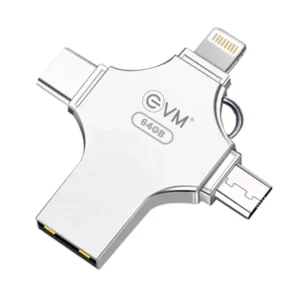 EVM EnStore 64GB 4 in 1 OTG Pendrive ( EVM4D/64G )