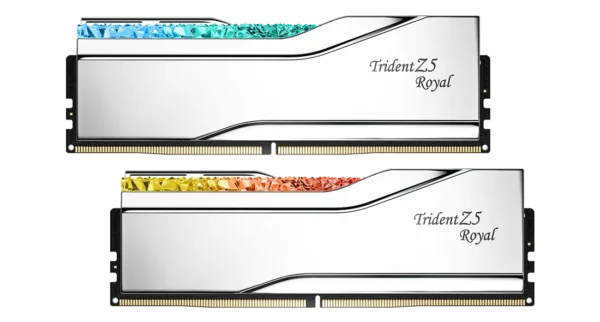 G.Skill Trident Z5 Royal 32GB (2x16GB) DDR5 7200MHz CL34 Customizable RGB lighting Desktop RAM With Aluminum Heatspreaders ( F5-7200J3445G16GX2-TR5S ) - Image 2