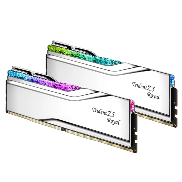 G.Skill Trident Z5 Royal 32GB (2x16GB) DDR5 7200MHz CL34 Customizable RGB lighting Desktop RAM With Aluminum Heatspreaders ( F5-7200J3445G16GX2-TR5S )
