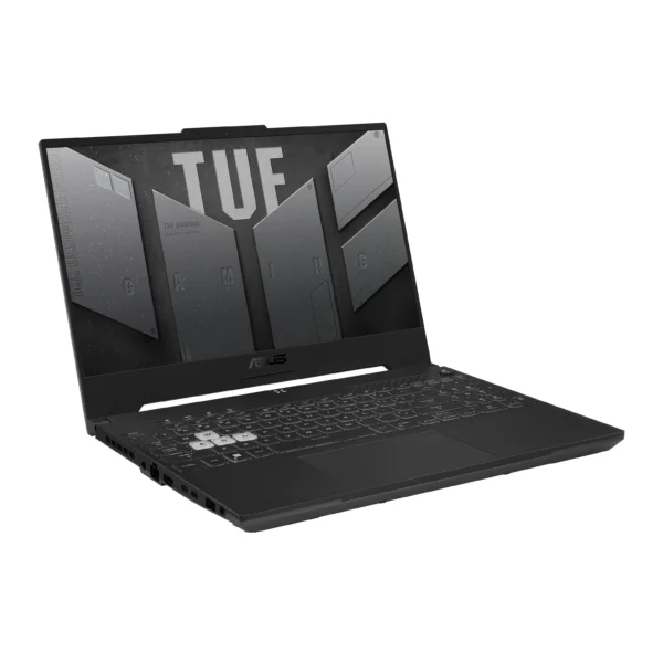 ASUS TUF Gaming A15 FA507NUR-LP082W AMD Ryzen 7 7435HS 15.6-Inch FHD 144Hz Mecha Gray Gaming Laptop ( 16GB DDR5 RAM, 512GB SSD, RTX 4050 6GB GDDR6 Laptop GPU, Windows 11 ) - Image 2
